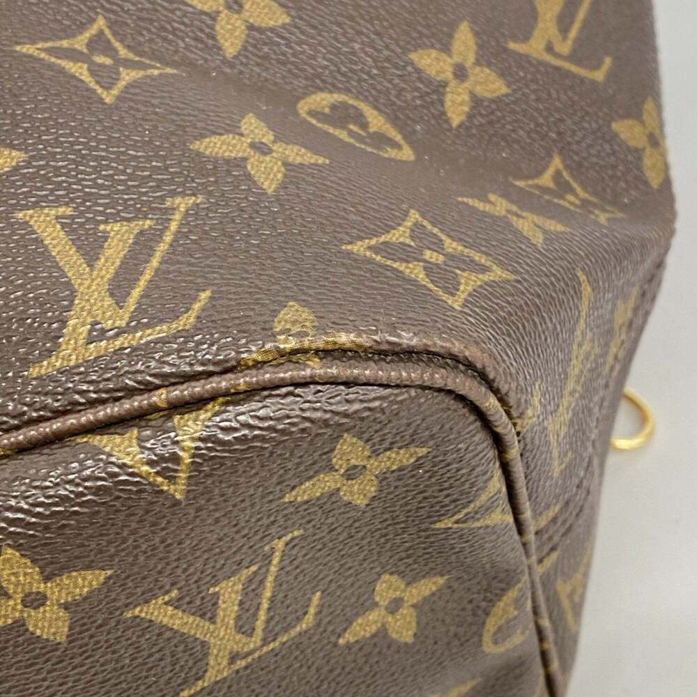 LOUIS VUITTON Brown Monogram Neverfull MM Tote Bag - Picture 6 of 11